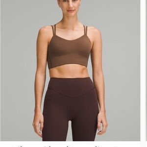 Lululemon Athletica Brown Sports Bra Intimates